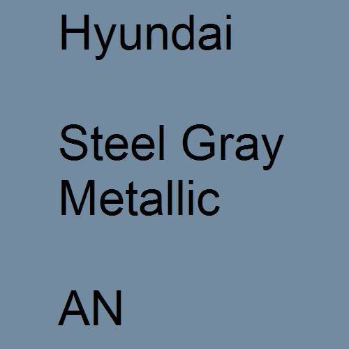 Hyundai, Steel Gray Metallic, AN.